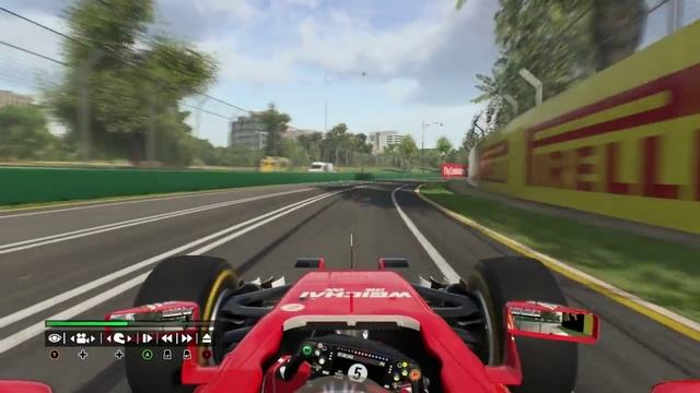 F1 2015 - 3 laps Race of Melbourne test on Windows 10 [Joystick] смотреть онлайн