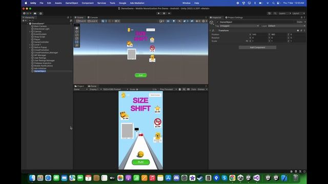Mobile Monetization Pro Tutorial - Setting up Levelplay Ads in unity project смотреть онлайн