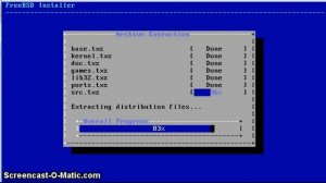 The Installation of FreeBSD