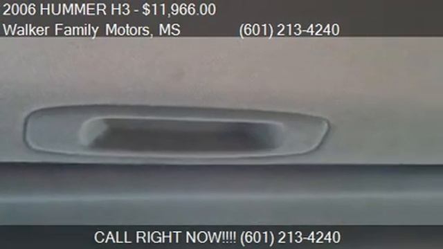 2006 HUMMER H3 Base 4dr SUV 4WD for sale in Byram MS 39272