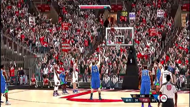 NBA Live 10 at Trail Blazers смотреть онлайн