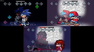 Friday Night Funkin / Lost To Darkness / Mashup/Comparison / Sonic VS BF VS GF