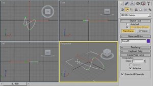 Создание кривых в 3Ds Max 2009 (14/44)