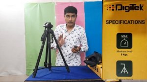 Tripod For Youtube | DigiTek DTR 550 LW Unboxing | Tripod Unboxing in Hindi | By MR.P.INEXER