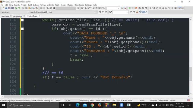 7-Object Oriented Programming in cpp - Project 1