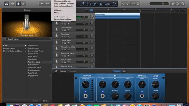Using Garage Band to record in .mp3 смотреть онлайн
