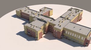 Обмерил реальную школу и построил её 3D модель. Архитектурная задача по обследованию зданий