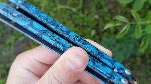 Деревянный (танкпин)|Нож бабочка(трюки)#балисонг #balisong #flip