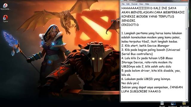 CARA MEMPERBAIKI KONEKSI MODEM YANG TERPUTUS SENDIRI DI WINDOWS 7 смотреть онлайн