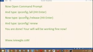 How to fix WiFi Problem on Windows 8