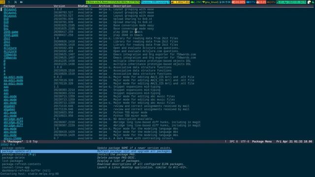 Emacs Package Update Become Smooth 2023_04_21_01:28:39 смотреть онлайн