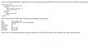 DevOps & SysAdmins: Create KVM storage pool using a ext4 formatted drive