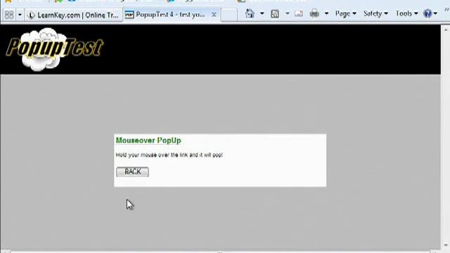 Managing Web Content: Pop-Up Blocker Demo смотреть онлайн