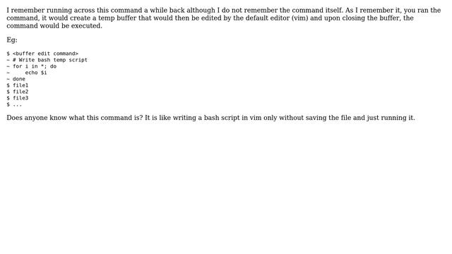 Unix & Linux: Bash command to write in temp buffer (2 Solutions!!) смотреть онлайн