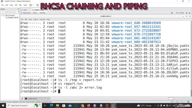 Boost Your RHCSA Skills: Mastering Command Chaining and Piping