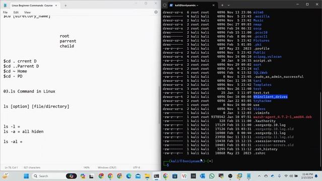 03: ls (List Directories)| Linux Beginner Commands смотреть онлайн