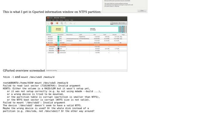 Ubuntu: Gparted partition resize gone wrong - failed to read last sector (2 Solutions!!) смотреть онлайн