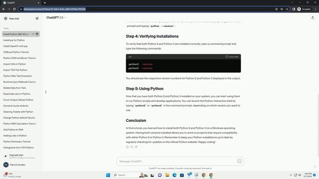 how to install python 2 and 3 on windows