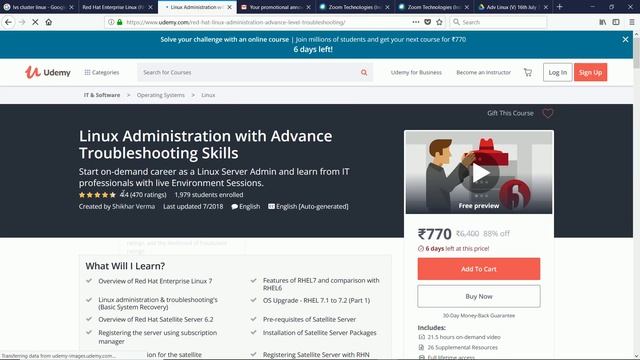 Onlne Course Modules on Linux, Ansible