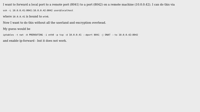 Unix & Linux: Port forwarding using iptables on Linux смотреть онлайн