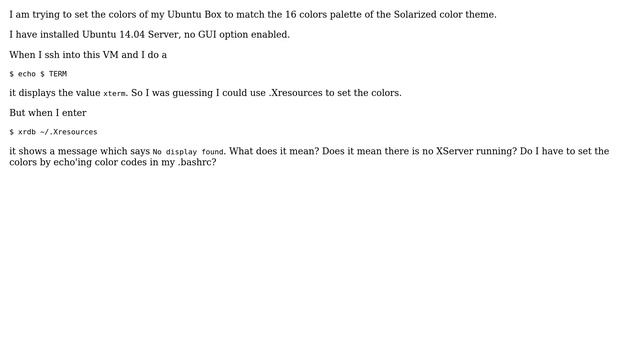 Unix & Linux: Setting Solarized colors on a Vagrant Ubuntu Box смотреть онлайн