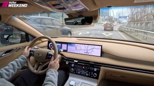 Rainy Daily Drive with 2025 Genesis G80 3.5T AWD!