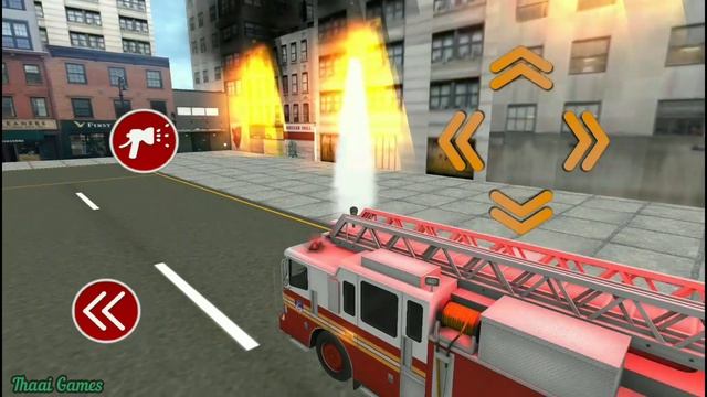 Fire Accident in Building 🌇 Real Fire Truck Driving Simulator : Fire Fighting - Android Games смотреть онлайн