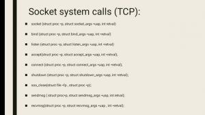 Linux Sockets