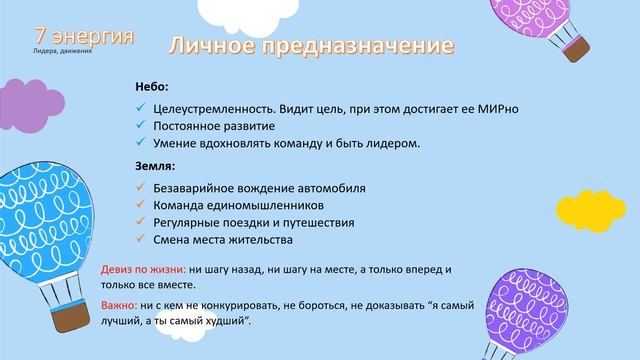 Личное предНазначение. 7 энергия - Лидер, движение. Матрица судьбы  Нумерология #предназначение
