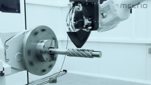 3D Printed Metal Rotary-Screw Compressor - Meltio Engine Robot Integration