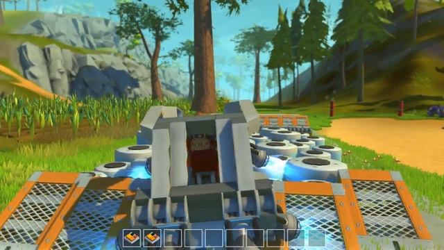 Обзор очень классной карты в ScrapMechanic  +  краш тест её техники. смотреть онлайн