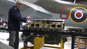 Rolls Royce Merlin engine Demonstration at the De Havilland Aircraft Museum