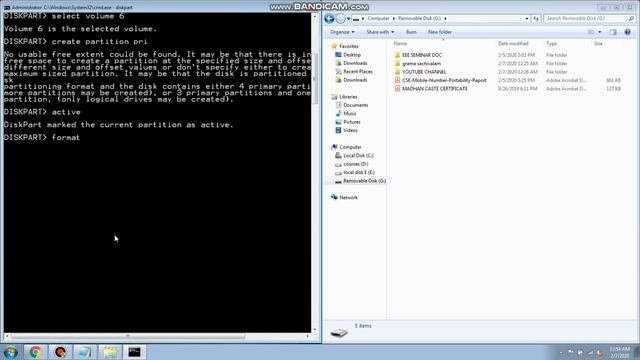 How to format a pend rive using CMD in Windows. смотреть онлайн
