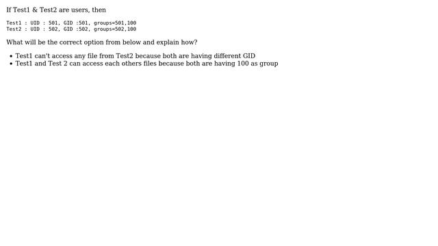 Unix & Linux: Clarification on permissions with GID & UID in UNIX (2 Solutions!!)