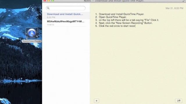 How to Record on Mac with QuickTime Player смотреть онлайн