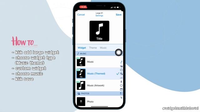 Widgetsmith Tutorial 2023 - how to make and custom widget✨