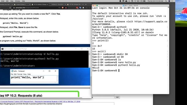 Python Setup