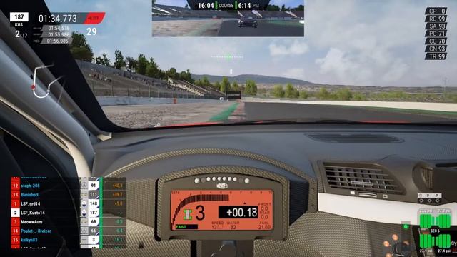 GT4 Series Team LSF Barcelone  Maserati GT4  2ème relais