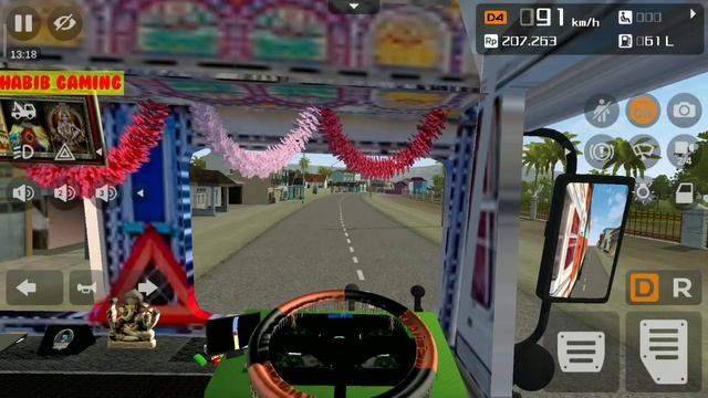 India Truck Mod For Bus Simulator Indonesia || Android Gameplay || Bussid V 3.5