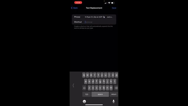 Prep Texts + iOS Keyboard Shortcuts