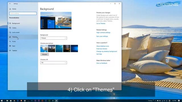 How to show control panel icon on windows 10
