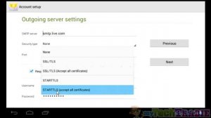 Hotmail/Outlook/Live Email Setup on Android