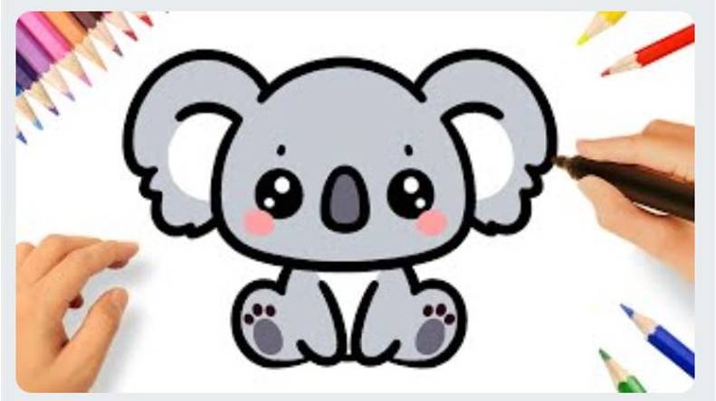 КАК НАРИСОВАТЬ МИЛУЮ КОАЛУ КАВАИ 🐨 смотреть онлайн