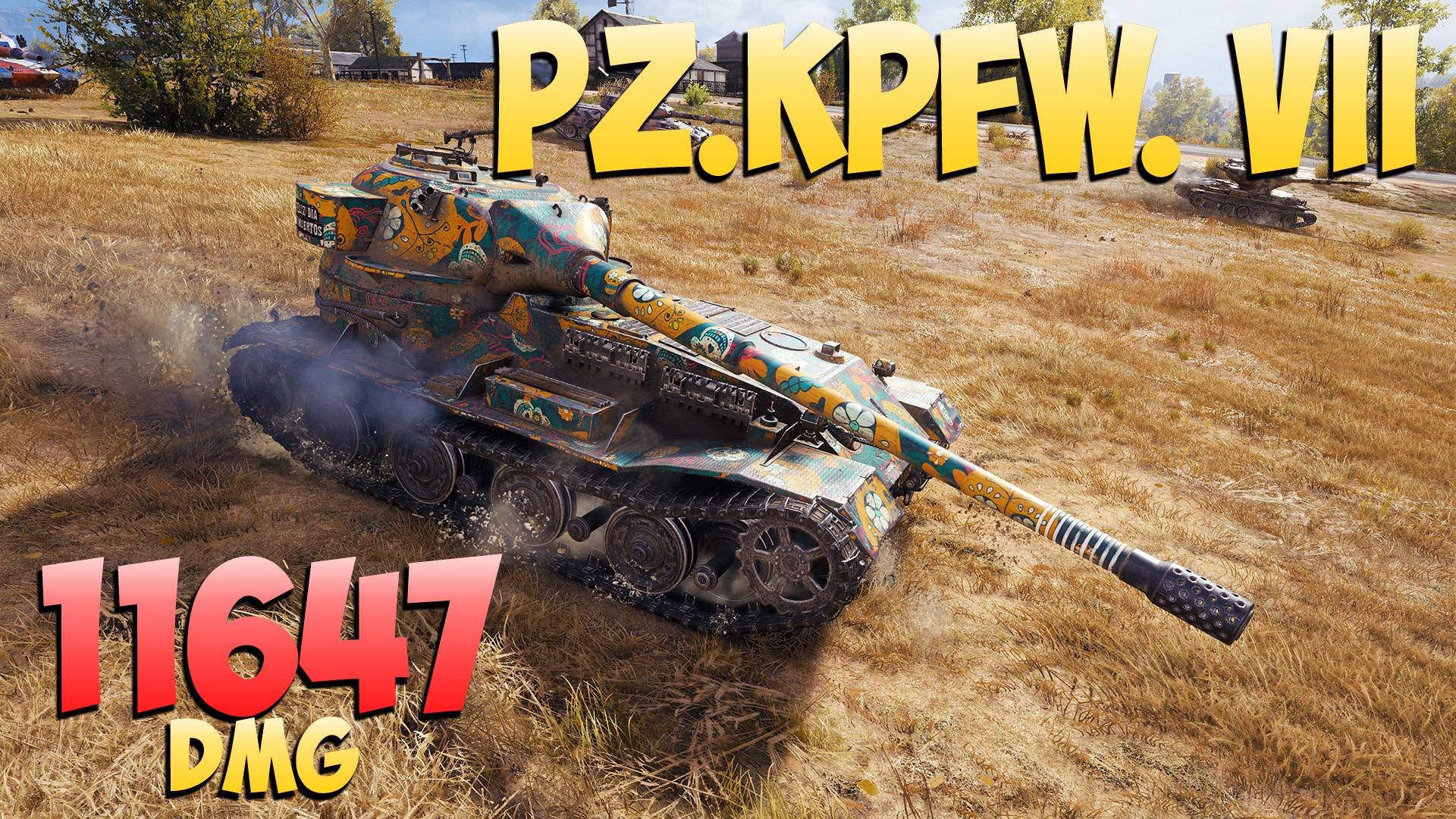 Pz.Kpfw. VII - 6 Фрагов 11.6K Урона - Сознательный! - Мир Танков