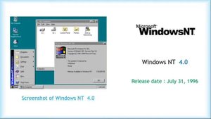 History of Microsoft Windows (1985 - 2017) with screenshots and logos