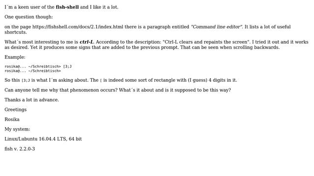 Unix & Linux: fish-shell: shortcut "ctrl-L" (2 Solutions!!) смотреть онлайн