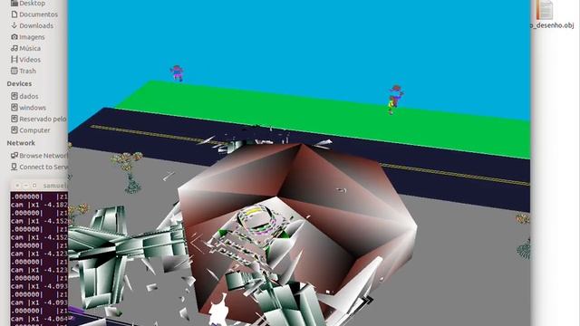 Animação Open_GL de 30s, Disciplina  CG - Elkson - Samuel смотреть онлайн