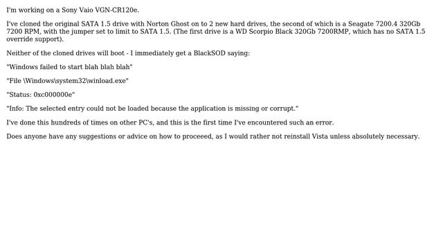 Unix & Linux: Sony Vaio Hard Drive replacement won't boot смотреть онлайн