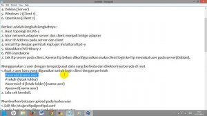 Sharing File FTP (PROFTPD) dengan 2 Client