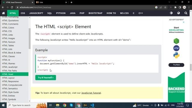 HTML Tutorials: Title, Script, Link & Meta Tags | Complete Web Development Tutorials for beginners